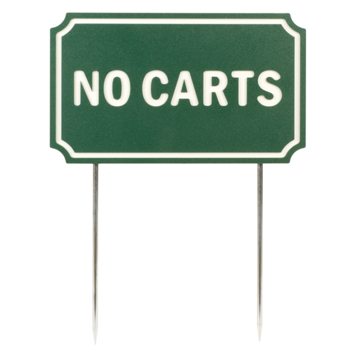 Sign - recyl rect -no carts- gw