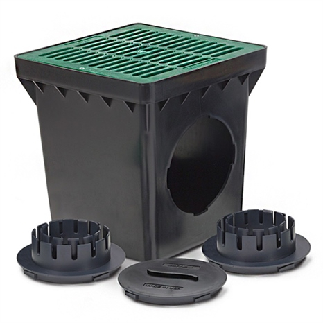 Rain bird 9 in basin kit - green grate