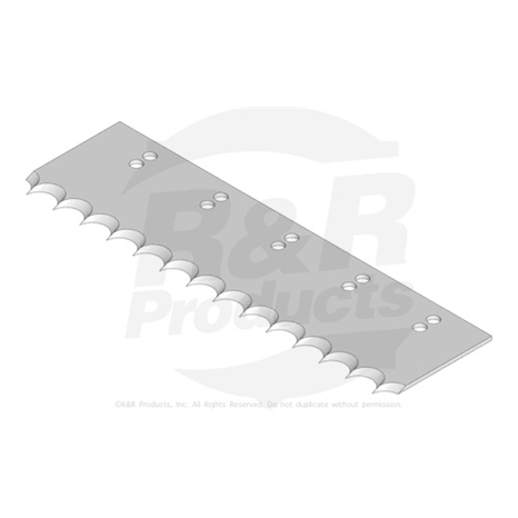 CUT-OFF BLADE - 15 SERRATED (17 LONG)