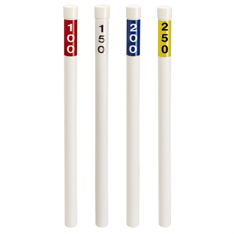 Pvc distance marker set