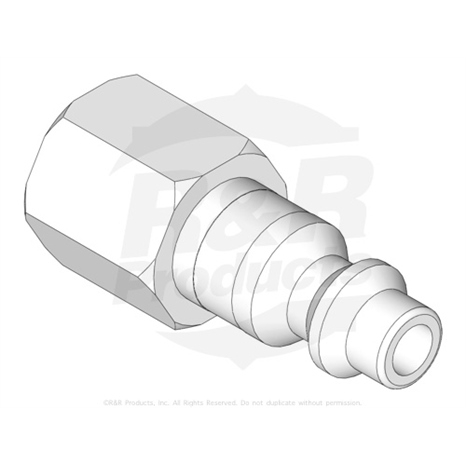 Plug - coupler 1/4 nptf