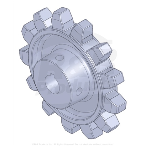 Sprocket - 4 cast -3/4IN bore (narr