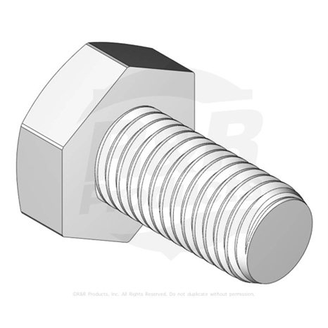 Bolt - hex hd 1/4-28 x 1/2