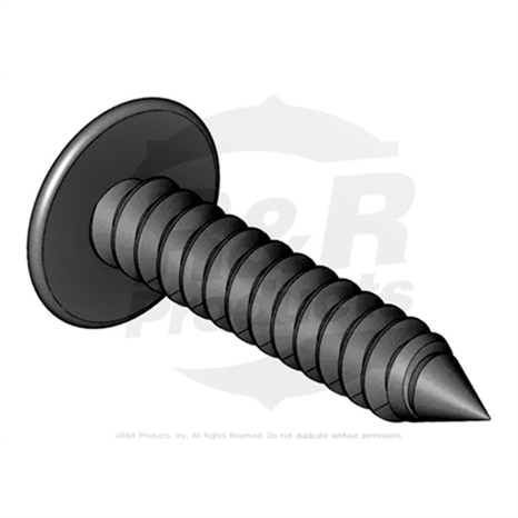 Pem screws - 1 in stainless steel w/black coating