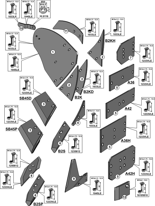 Ploeglichaam type B40