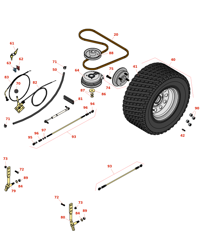 Toro Z Master Professional 6000 Steering & Drive