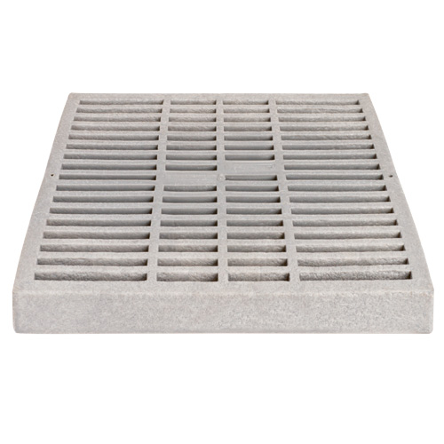 Square grate - 12" gray