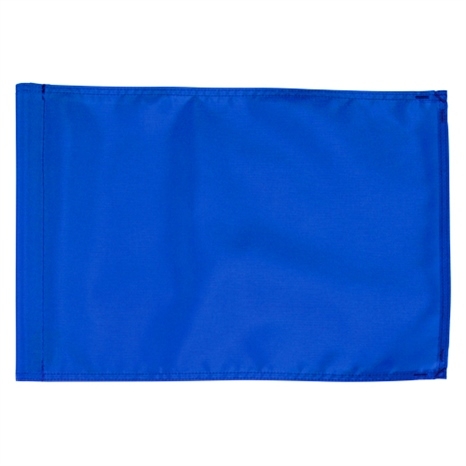 Solid color golf flag - 400d tube - royal blue