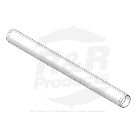 Roller tube only - smooth aluminum 2 in