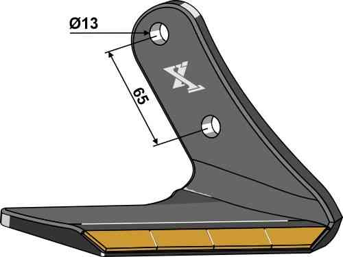 Ersatzflügel Hartmetall - rechts geeignet für Amazone / BBG 78708679 / 78708830