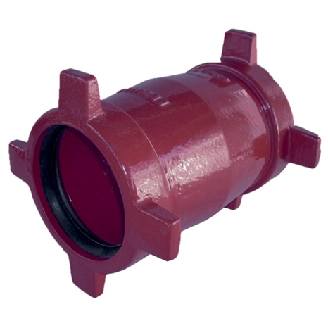 Leemco repair coupling - 4" ductile iron