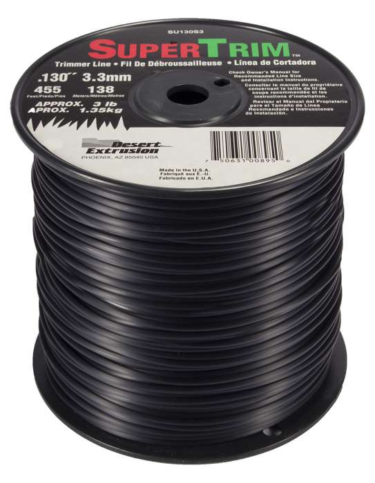 Trimmer line supertrim™ round black .130" / 3.3mm