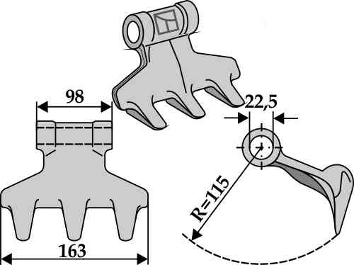 RDM Parts Hammerslag egnet til Tortella 2779700