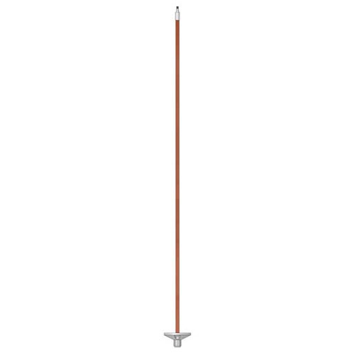 Solid color practice green flagstick - 1/2 x 48 in woodgrain