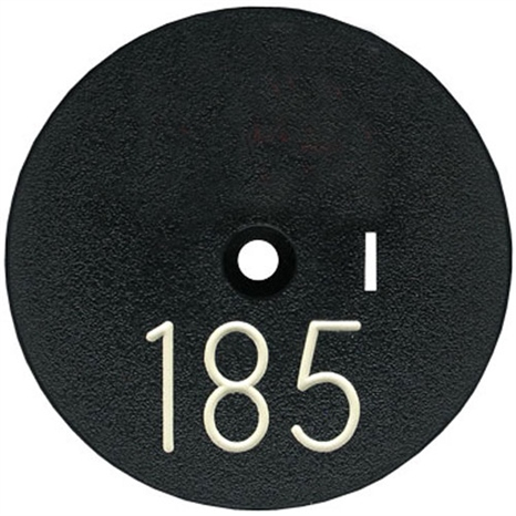 Sprinkler cap yardage marker - 1 number