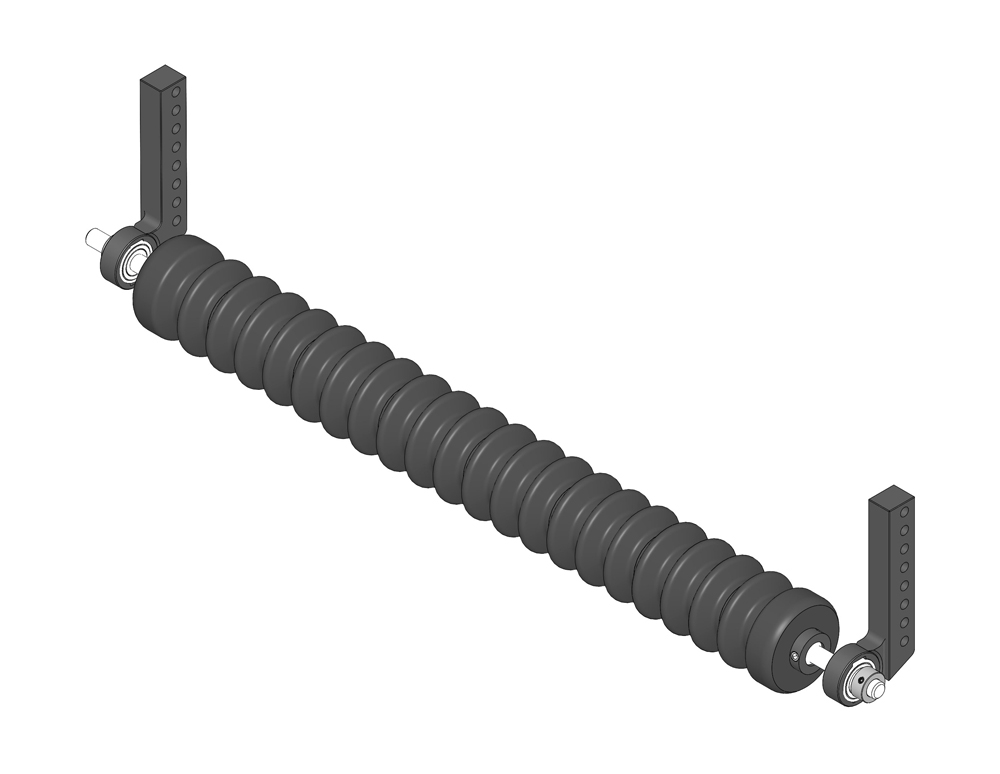 Minuteman rear grooved roller system