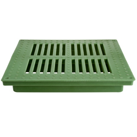 Square grate - 18" green