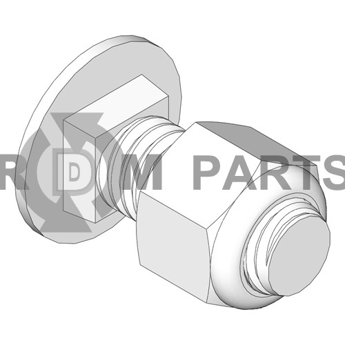 Bolt - carriage 3/8-16 x 1 w/locknut