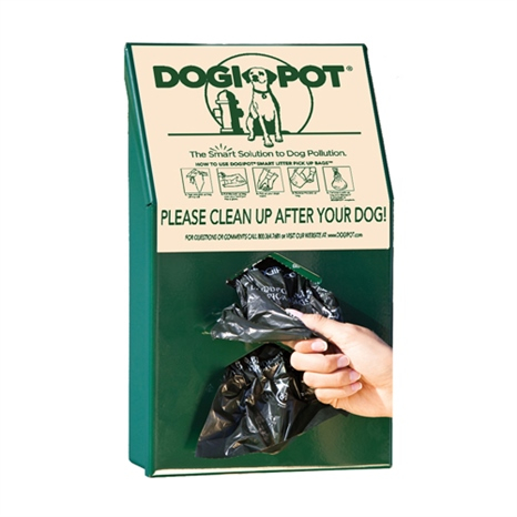 Dogipot junior bag dispenser - aluminum