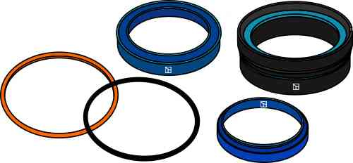 Sealing kit for hydraulic top-links produced from 2013 until today