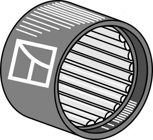 Needle bearing fitting for Agrolux 75545