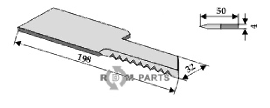 RDM Parts Gegenmesser