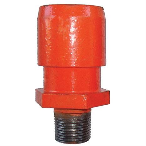 Leemco adapter - 2 x 1.25 spigot x mpt threaded