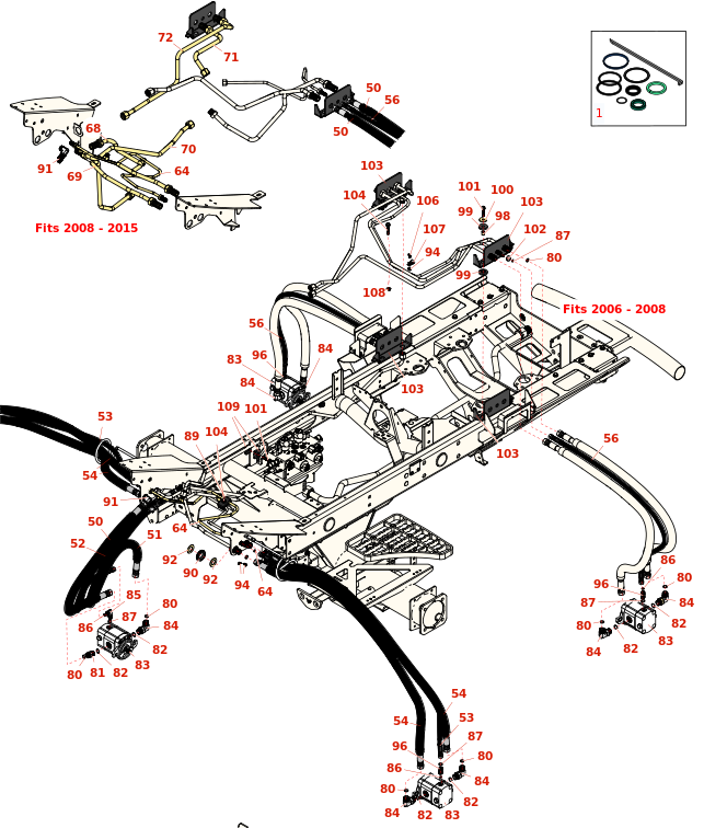 Toro Reelmaster 5410-D Reel Hydraulics