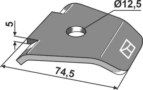 Afstrijker voor rubber pakker-ringen 51-v103