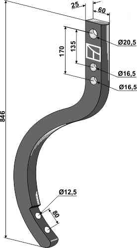 Mammut-steel passend voor Bottmersdorf 0200-11-041-0