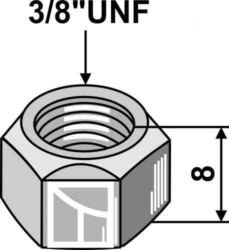 Mutter 3/8''UNF