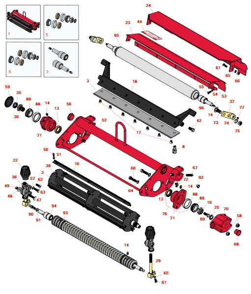 Toro Greensmaster 3000 Brush Reel Unit - R&R Special