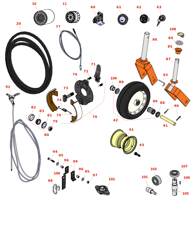 Jacobsen Turfcat 72 Rotary Parts