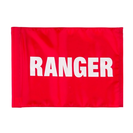 Flag - cart id ranger - red/white