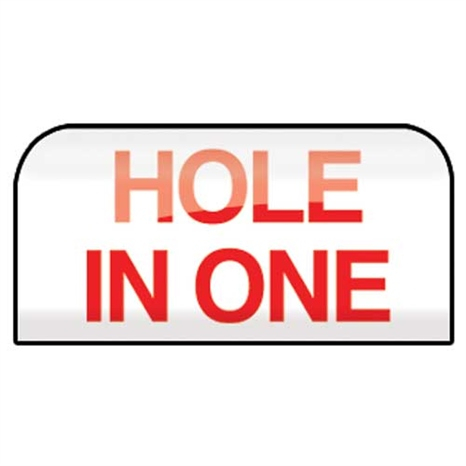 Sign - hole in one