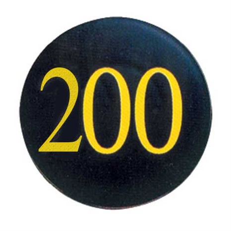 200 yardage marker - 4" - black