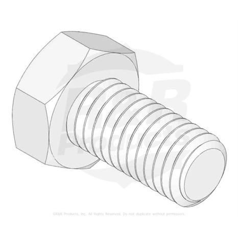 Bolt - hex hd nyloc m8 x 16