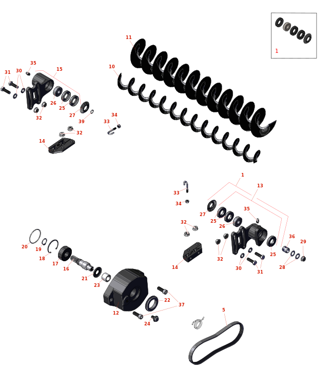 Toro Reelmaster 6700D Rear Roller Brush - Model 03688