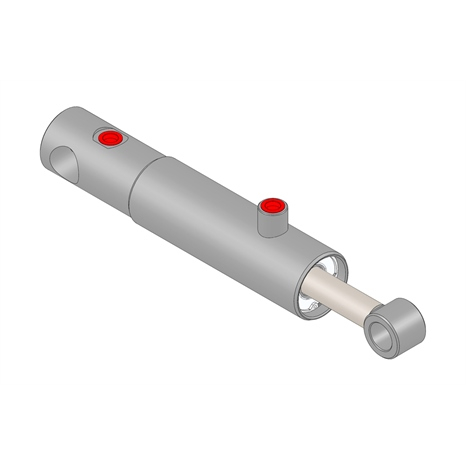 Hydraulic cylinder - rear