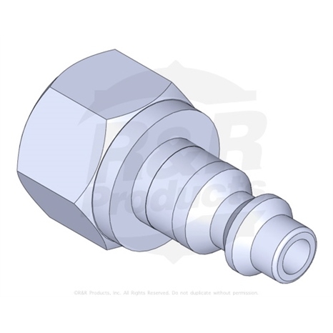 Plug - coupler 3/8 nptf