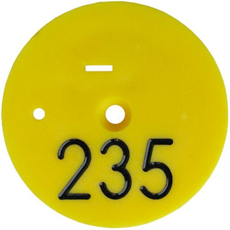 Sprinkler cap yardage marker - 1 number