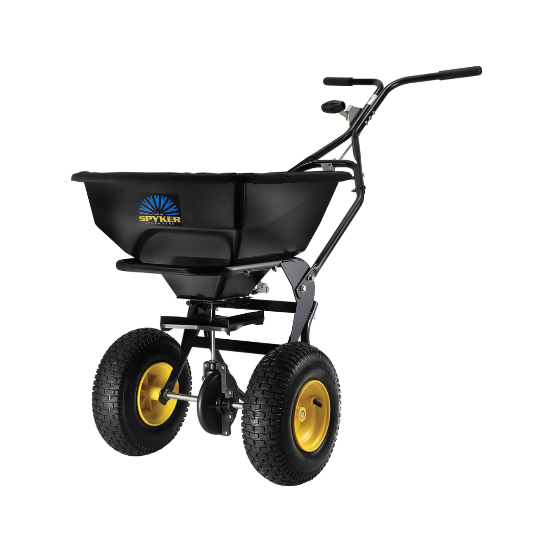 Spyker SPY50L-1P Ergo-Pro 50lb Broadcast Spreader - Efficient and Ergonomic