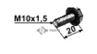 RDM Parts Bolt - M10x1,5