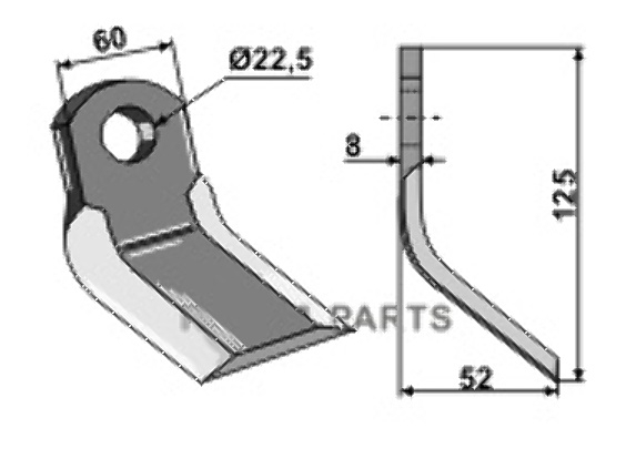 RDM Parts Y-kniv