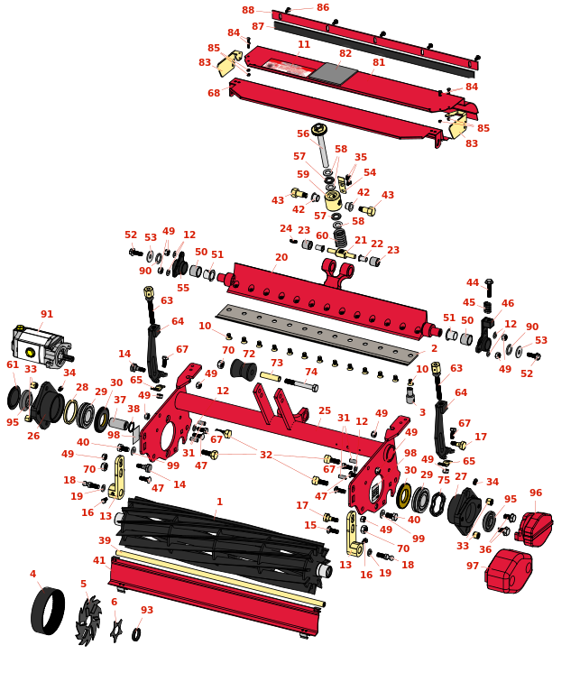 Toro Greensmaster 3200 & 3200-D Reel & Bedknife