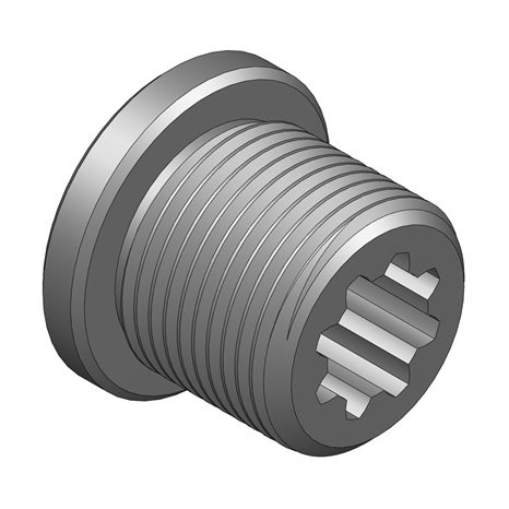 Insert - threaded - rh - 8 tooth