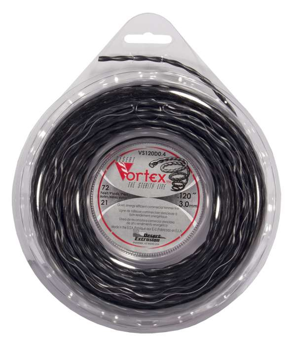 Trimmer line vortex™ spiral black small donut .120" / 3.0mm