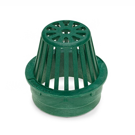 Rain bird 4 in round atrium grate - green