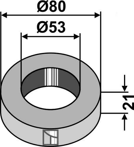 Distance piece - 21mm