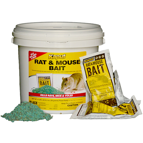 Kaput rat mouse vole bait - 32 packets